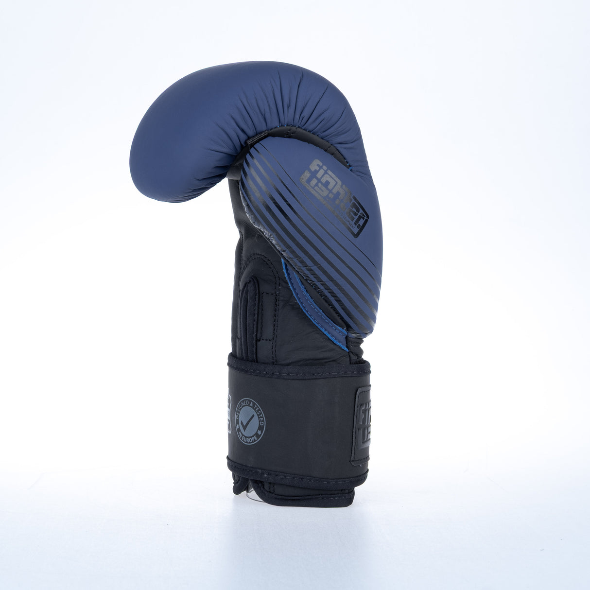 Fighter Boxhandschuhe SPLIT Stripes - blau/schwarz