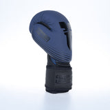 Fighter Boxhandschuhe SPLIT Stripes - blau/schwarz
