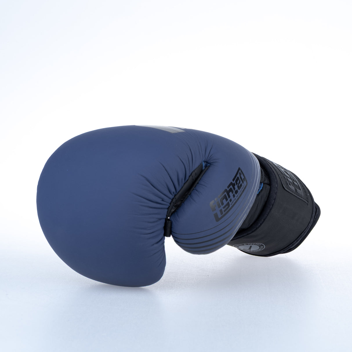 Fighter Boxhandschuhe SPLIT Stripes - blau/schwarz