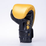Fighter Pro Boxing Gloves – gold/black, FBG-PRO-005