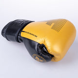 Fighter Pro Boxing Gloves – gold/black, FBG-PRO-005