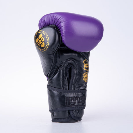 Fighter Pro Boxing Gloves – purple/black, FBG-PRO-006