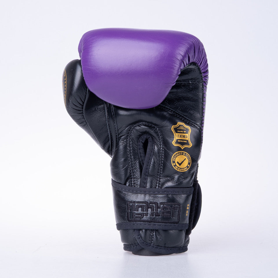Fighter Pro Boxhandschuhe – lila/schwarz, FBG-PRO-006
