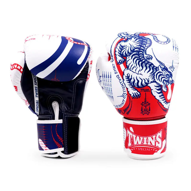 Gants de boxe Twins Fantasy - blanc/rouge, FBGVL 4 - view-1