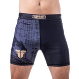 Fighter MMA Kompressionsshorts Samurai - schwarz/gold, FCSM-01-SAM