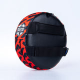 Fighter Small Round Mitt - black/red, FFM-02-03