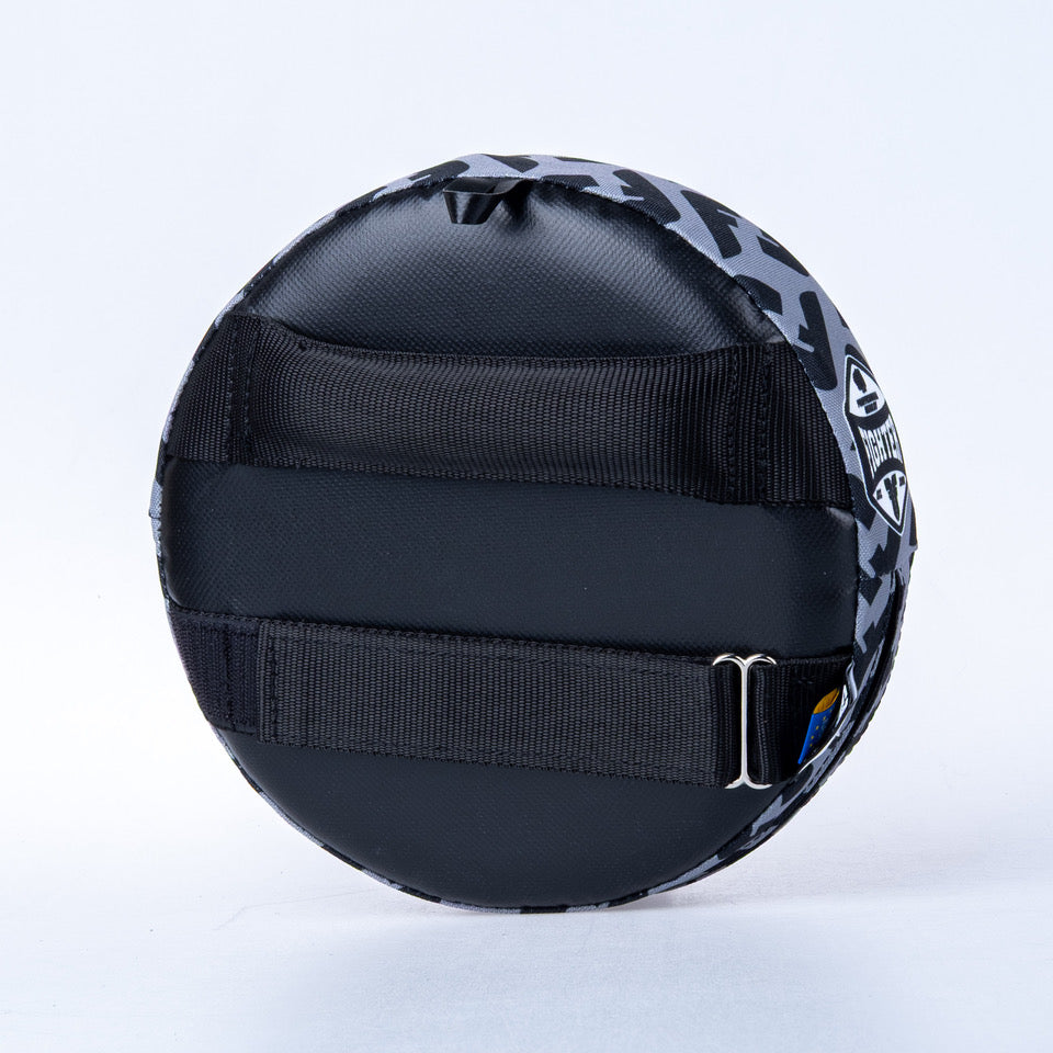Fighter Small Round Mitt - black/grey, FFM-02-04