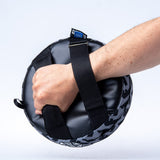 Fighter Small Round Mitt - black/grey, FFM-02-04