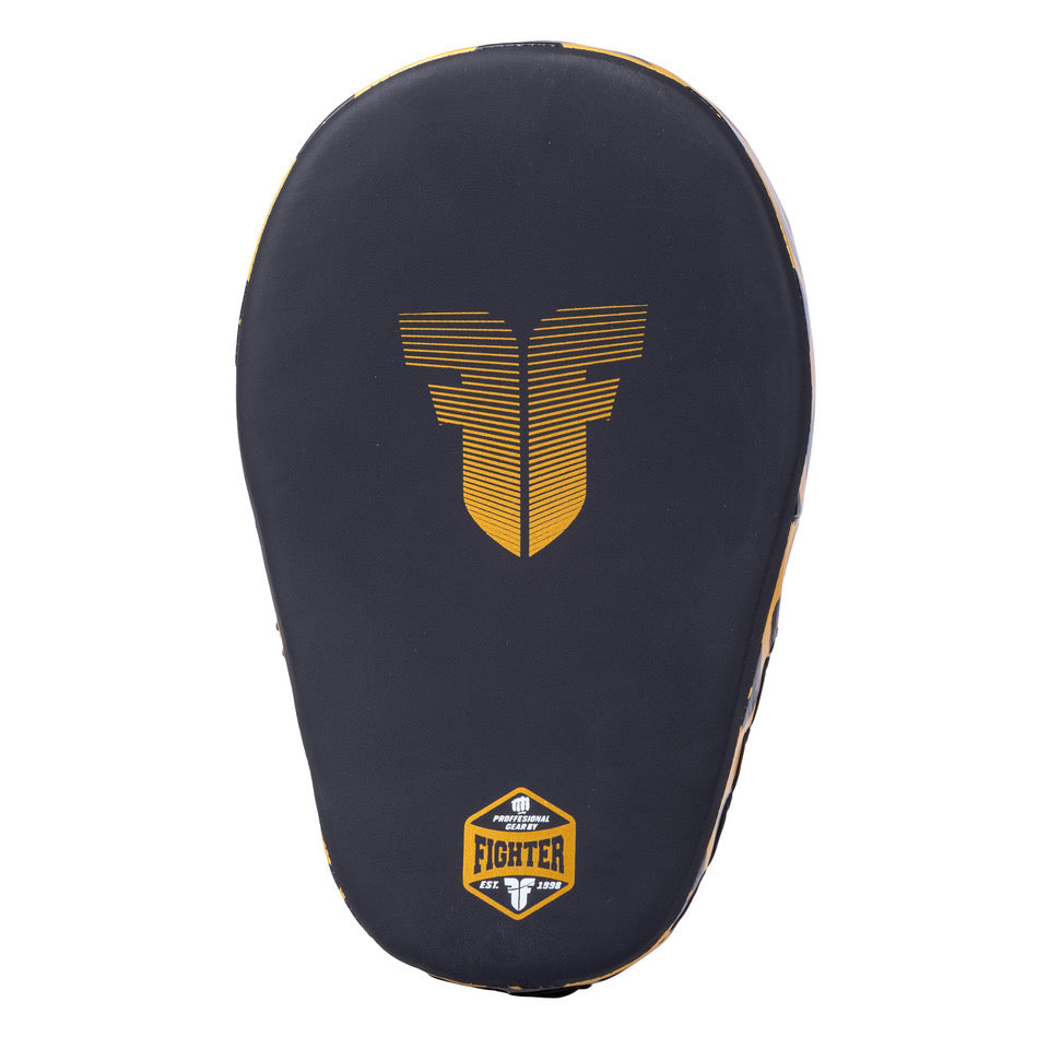Fighter Focus Mitts – black/gold, FFMS-002-12F