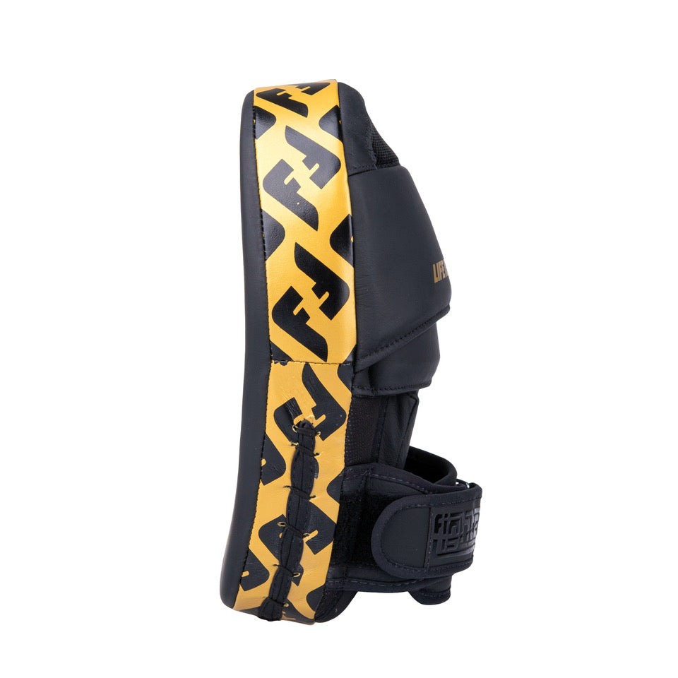 Fighter Focus Mitts – black/gold, FFMS-002-12F