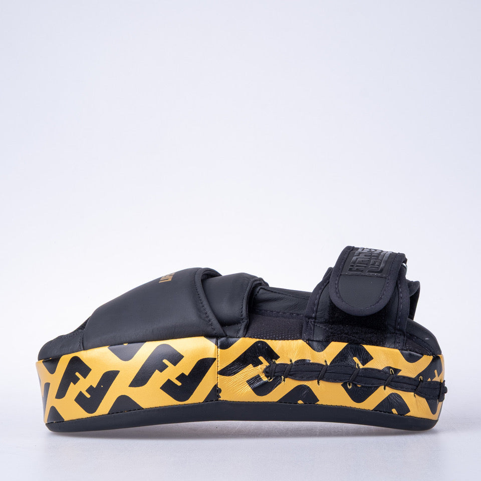 Fighter Focus Mitts – black/gold, FFMS-002-12F