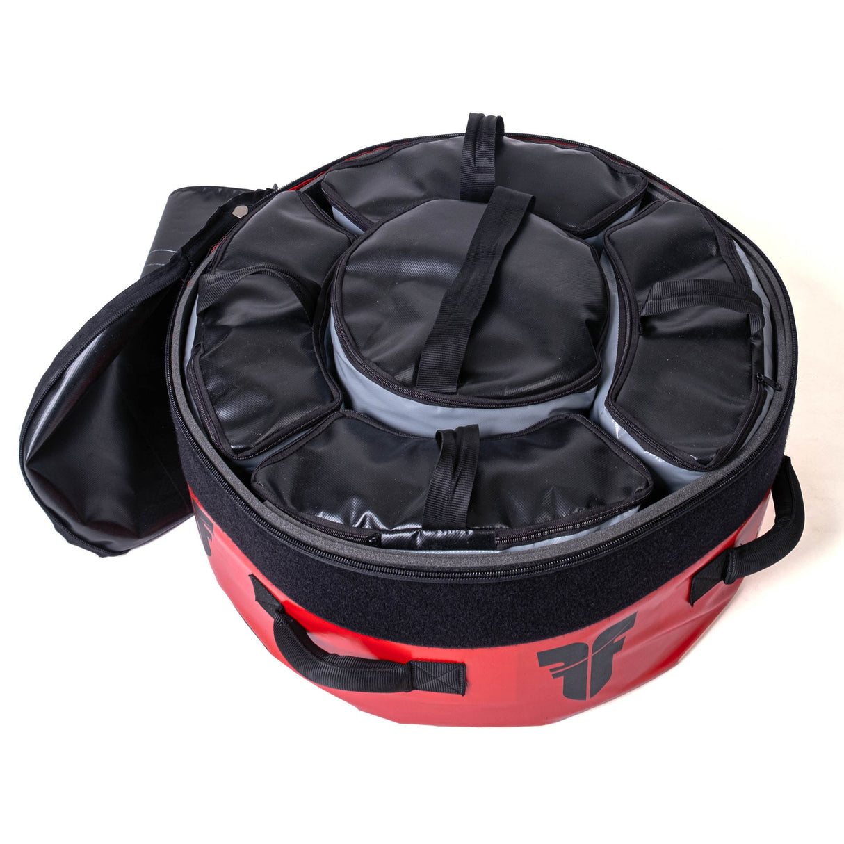 Bolsa independiente de luchador Maximus - Negro/Rojo