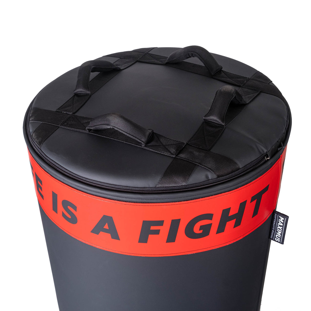 Bolsa independiente de luchador Maximus - Negro/Rojo