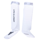 Fighter Shin Instep Guards - white, FSG1401-01