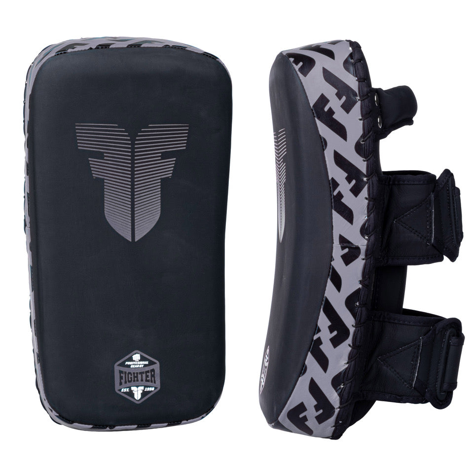 Fighter Thai Mitts – black/grey, FTP-001-09F