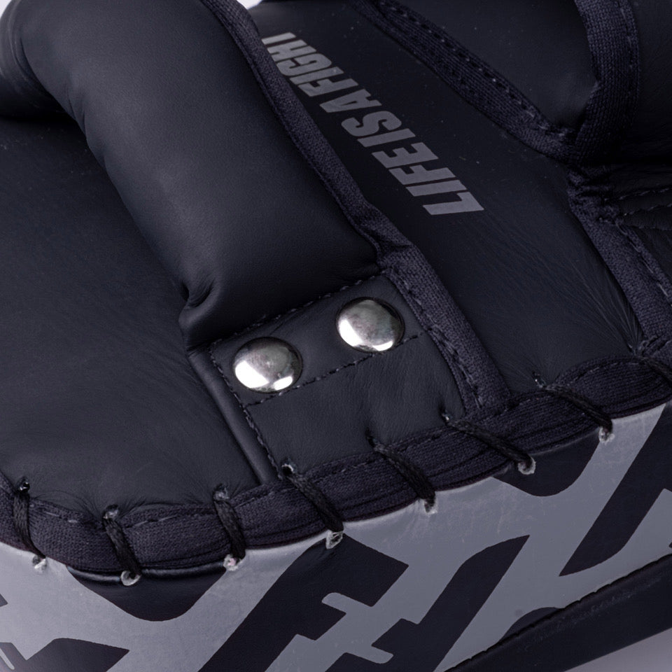 Fighter Thai Mitts – black/grey, FTP-001-09F