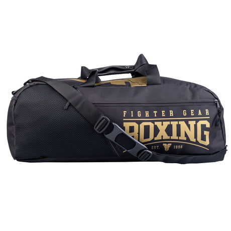 Sportovní Taška Fighter Boxen-černá/zlatá, fts-14-bx