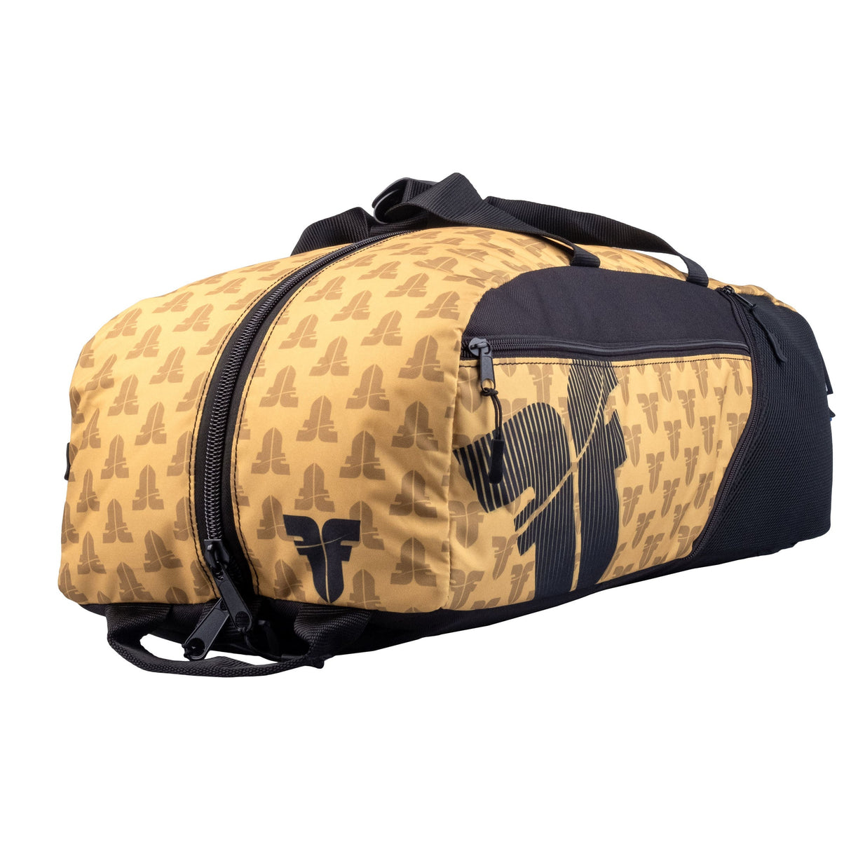 Sportovní Taška Fighter -Zlaté-Logo, FTS-15-FLG-GD