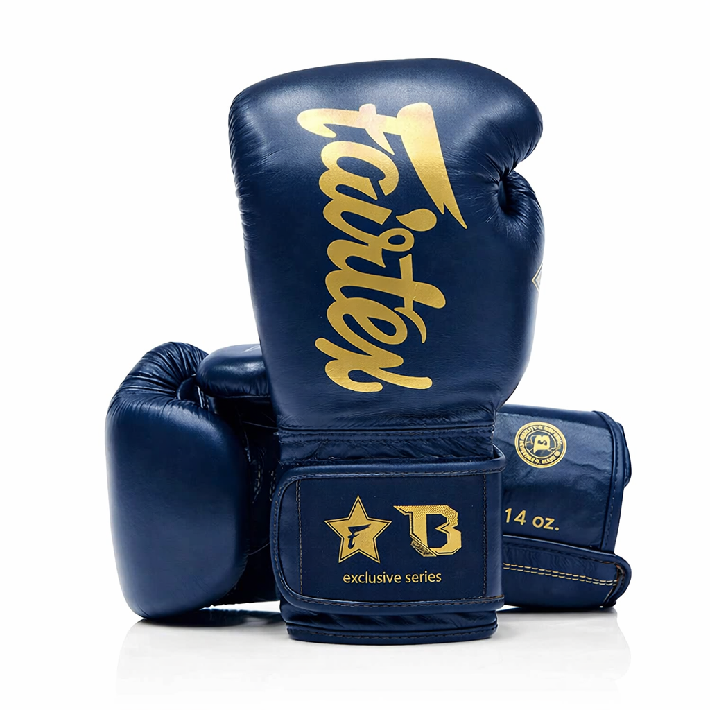 Fairtex Booster Series Boxhandschuhe – Blau/Gold, FXB BG V2