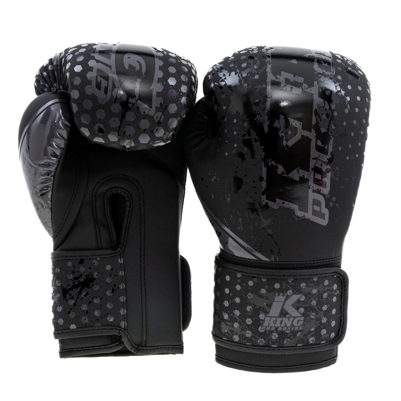 Guantes de boxeo King Pro Boxing Hexagon 1 - Negro, KPB/BG Hexagon 1