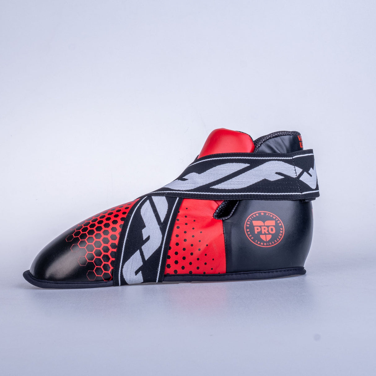 Fighter Foot Protectors - red/black, JE1455-HXGR-0203