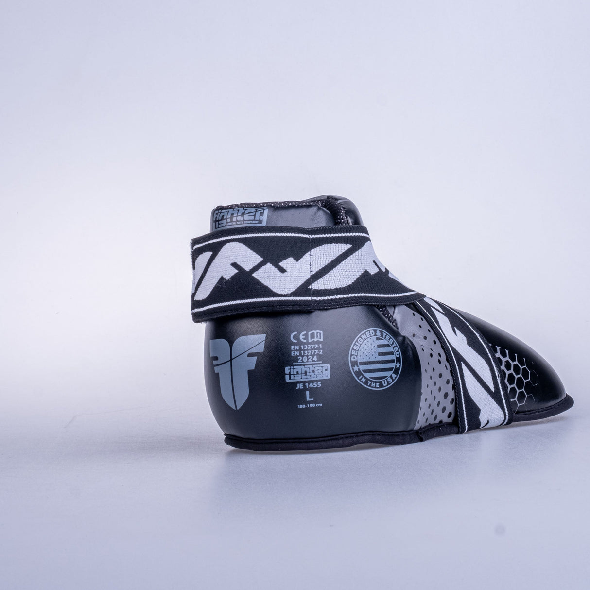 Fighter Foot Protectors - gray/black, JE1455-HXGR-0209