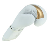 King Pro Boxing Revo 9 Boxhandschuhe – Weiß/Gold