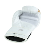 King Pro Boxing Revo 9 Boxhandschuhe – Weiß/Gold