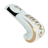 King Pro Boxing Revo 9 Boxhandschuhe – Weiß/Gold