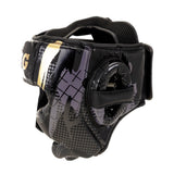 King Pro Boxing Shogun head guard – black/gold, KPB/HG SHOGUN 2