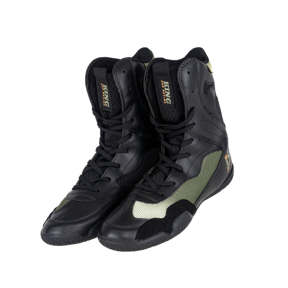 KING Boxschuhe Apex Pro 3 – Schwarz/Khaki