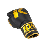 King Pro-Box-Pellis-Handschuhe-Schwarz/Gold, KPB/BGK-3