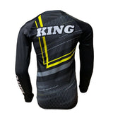 KING Blade Long Sleeve Rashguard – Black/Neon