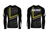 KING Blade Long Sleeve Rashguard – Black/Neon