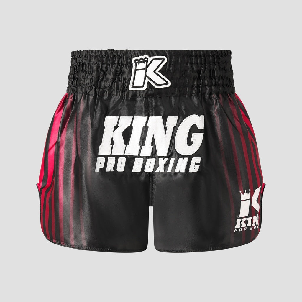 King Pro Boxing Bloodline 1 Muay Thai Shorts – Black/Red
