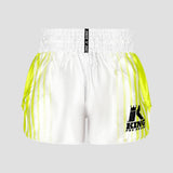King Pro Boxing Bloodline 2 Shorts – Weiß/Neon