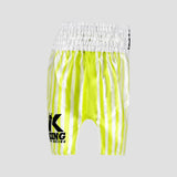 King Pro Boxing Bloodline 2 Shorts – Weiß/Neon