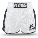 King Bangkok 3 Boxing Shorts – White