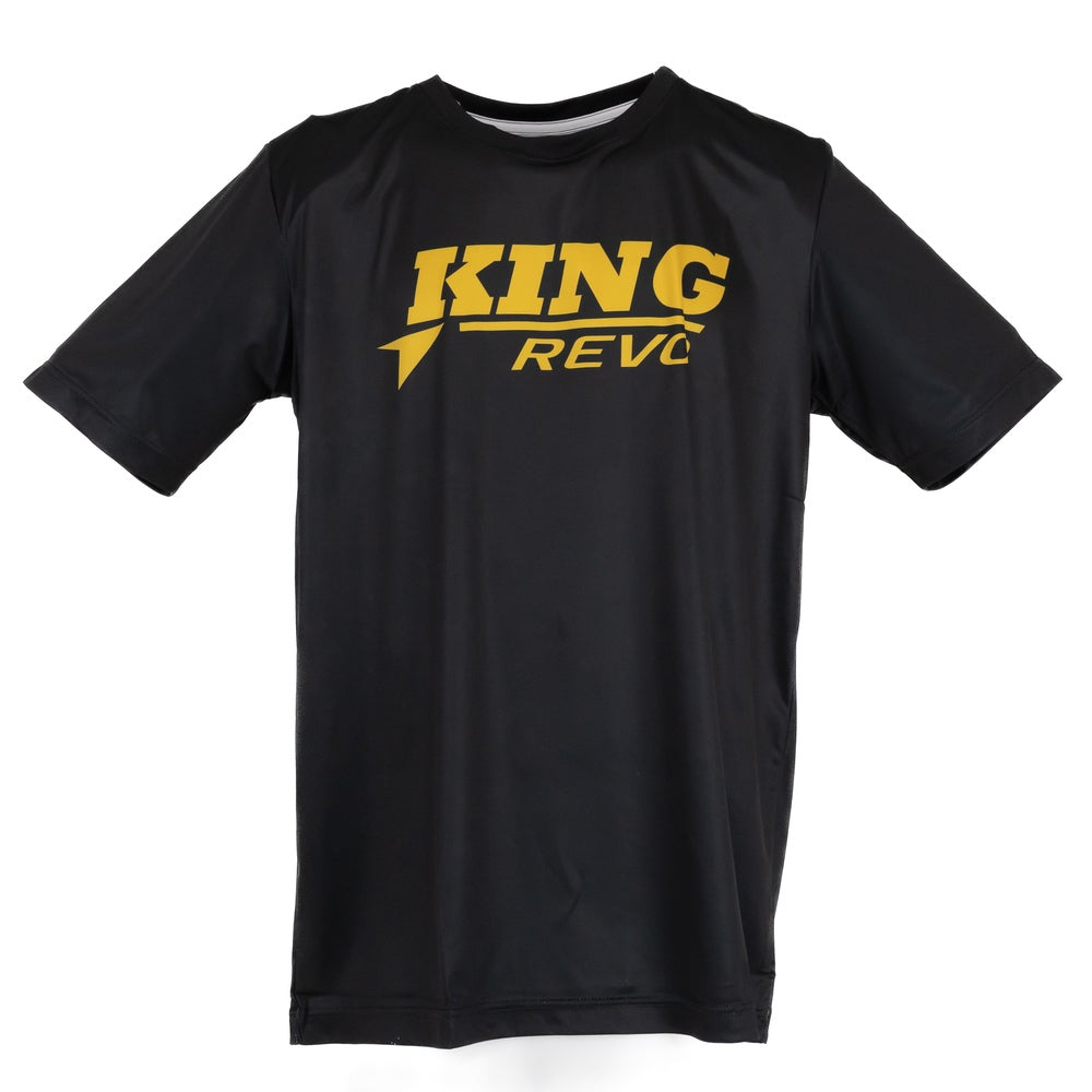 KING PRO BOXING Revo Series training T-shirt – black/gold