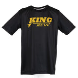 KING PRO BOXING Revo Series training T-shirt – black/gold
