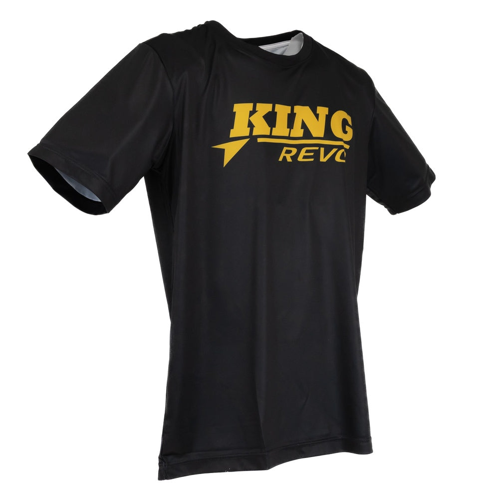 KING PRO BOXING Revo Series training T-shirt – black/gold