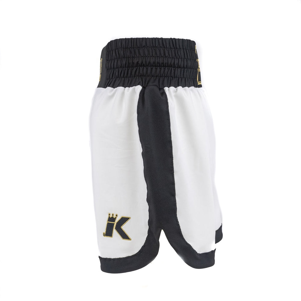 King Apex Pro 2 Boxing Shorts – White/Black