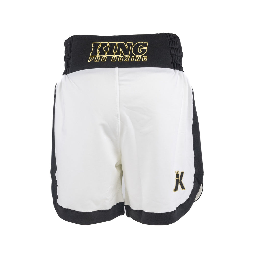 King Apex Pro 2 Boxing Shorts – White/Black