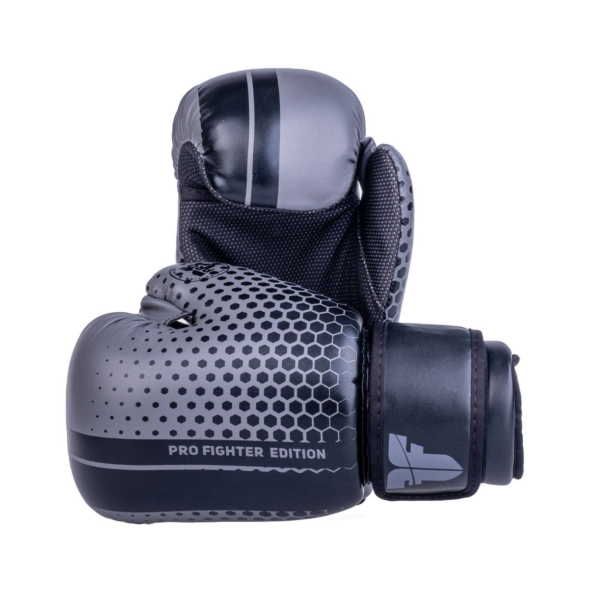 Fighter Open-Hand Gloves - gray/black, OHF-HXGR-0209