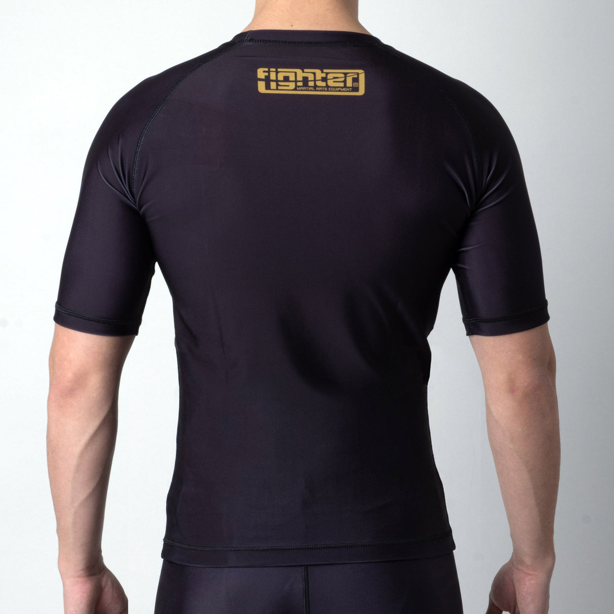 Maillot de Fighter à manches courtes - noir/or, RSG-PLN-SS-01