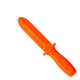 Kurzes Trainingsmesser aus Gummi, ESP, orange