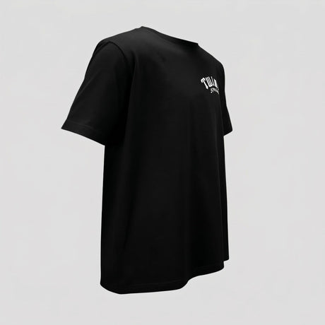 TWINS TEE – black, TEE-02