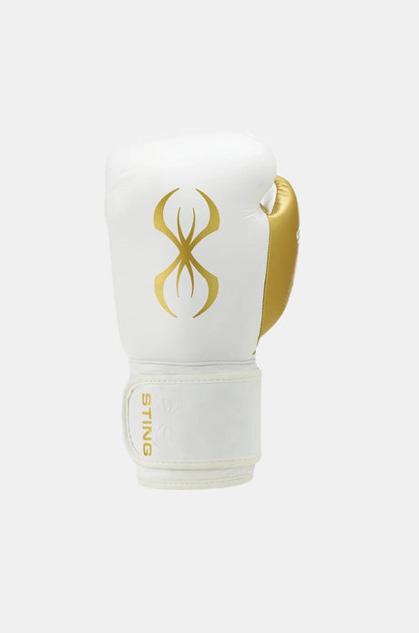 Sting Evolution Boxing Gloves – White/Gold, 1040410