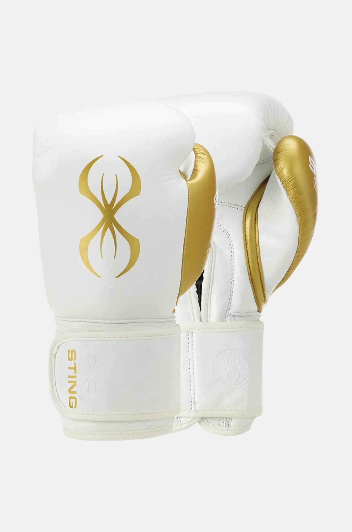 Sting Evolution Boxing Gloves – White/Gold, 1040410