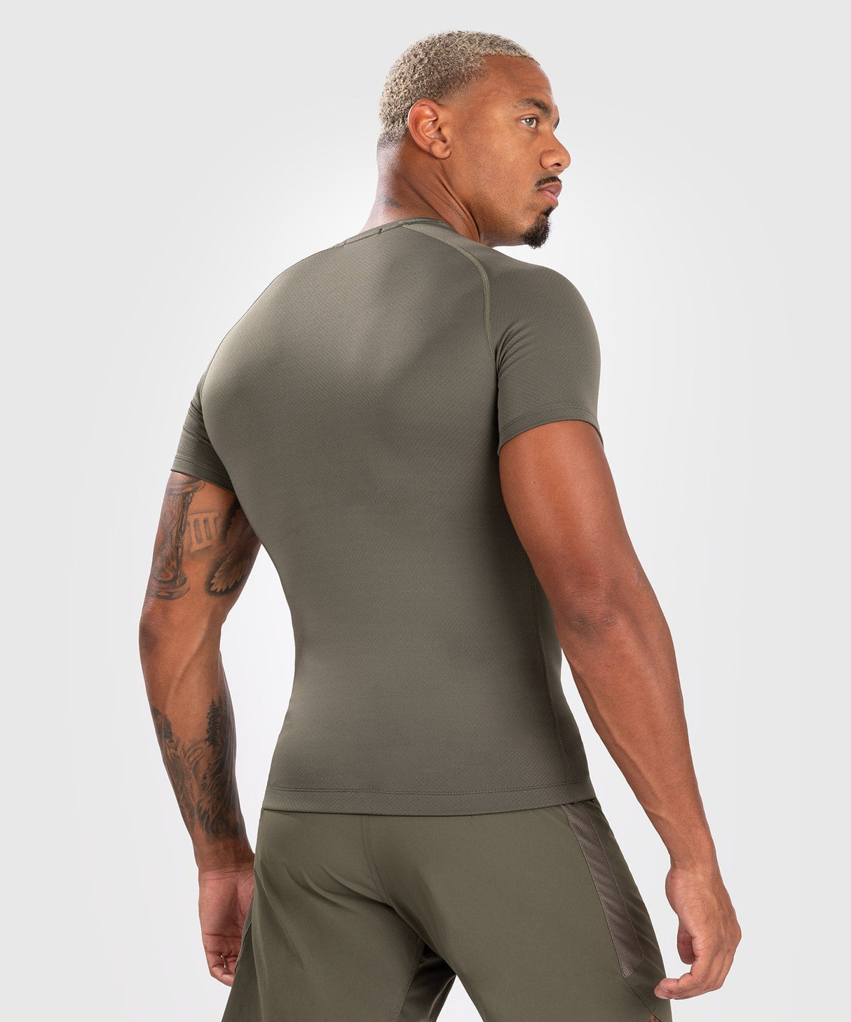 Venum Contender Kurzarm-Rashguard – Khaki, VENUM-05160-015